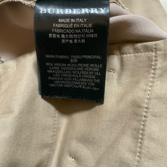 Burberry prorsum it 42 us 8 flare pants tan virgin wool stretch - Picture 6 of 16